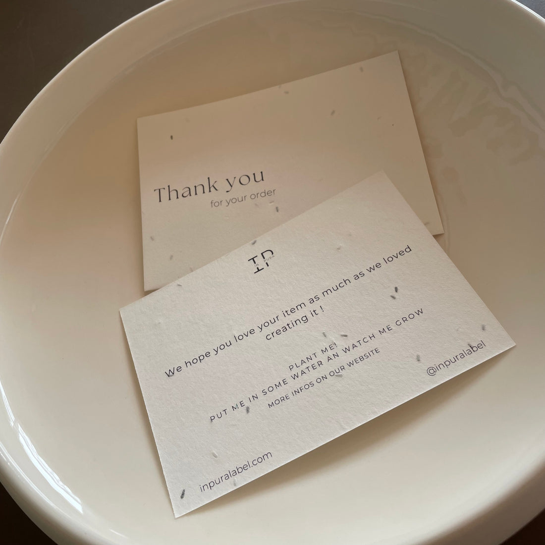 Dankeskarte upcyceln